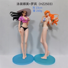 HZ2502#泳装罗宾娜美盒装 公仔