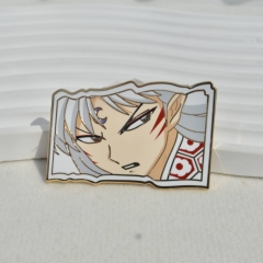 50MM Inuyasha Cartoon Pin Anime Alloy Brooch