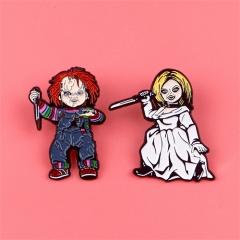 2 Styles Child's Play Anime Alloy Pin Brooch