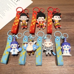 哪吒2魔童降世闹海 卡通3D立体钥匙扣挂件敖丙包包挂饰小礼品批发