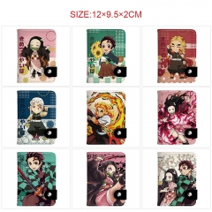 10 Styles Demon Slayer: Kimetsu no Yaiba Cartoon PU Pattern Short Purse Anime Wallet