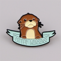 Otter Anime Alloy Pin Brooch
