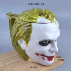 500-600ML Suicide Squad Joker Cartoon Anime Ceramic Cup 3D Mug
