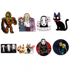 8 Styles Spirited Away Anime Alloy Pin Brooch