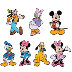 4 Styles Mickey Mouse and Donald Duck Anime Alloy Pin Brooch