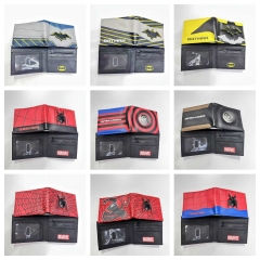 11 Styles Spider-Man Batman Cartoon Purse Short Anime Wallet