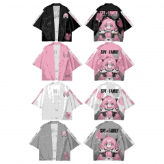 4 Styles SPY×FAMILY Cartoon Character Pattern Cosplay Color Printing Haori Cloak Anime Kimono