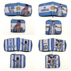 4 Styles Football Star Cartoon Purse Short Anime Wallet