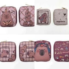 7 Styles Kapibarasan Cartoon Purse Short Anime Wallet