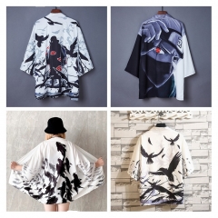 4 Styles Naruto Cartoon Character Pattern Cosplay Color Printing Haori Cloak Anime Kimono