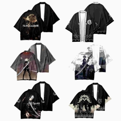 6 Styles NieR: Automata Cartoon Character Pattern Cosplay Color Printing Haori Cloak Anime Kimono