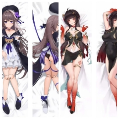 2 Sizes 2 Styles Honkai: Star Rail Cartoon Sexy Girls Square Anime Pillow Case