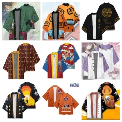 13 Styles One Piece Cartoon Character Pattern Cosplay Color Printing Haori Cloak Anime Kimono
