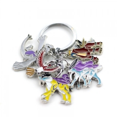 Pokemon Cartoon Anime Alloy Keychain