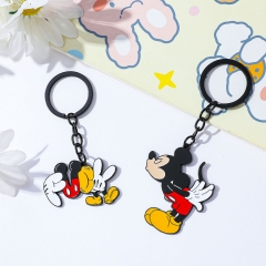2 Styles Mickey Minnie Mouse Cartoon Anime Alloy Keychain