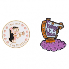 2 Styles Fairy World Anime Alloy Pin Brooch