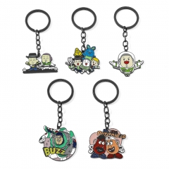 5 Styles Toy Story Cartoon Anime Alloy Keychain