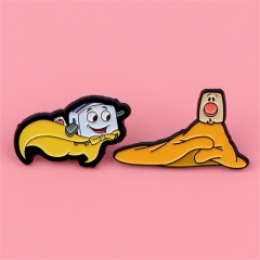 2 Styles Bread Maker Anime Alloy Pin Brooch