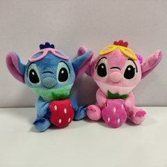10CM 2PCS/SET Lilo & Stitch Cartoon Anime Plush Toy Pendant