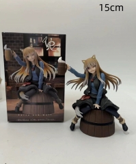 15cm Spice and Wolf Holo Cartoon Anime PVC Figure
