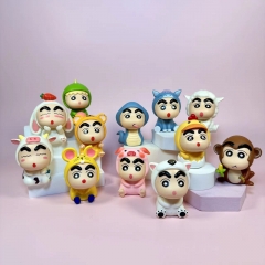 3 Styles Crayon Shin-chan Cartoon Anime PVC Figure