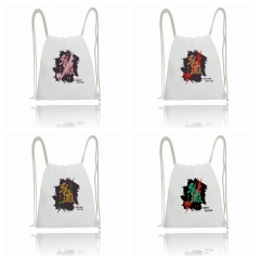 33*40CM 4 Styles Demon Slayer: Kimetsu no Yaiba Cartoon Anime Drawstring Bag