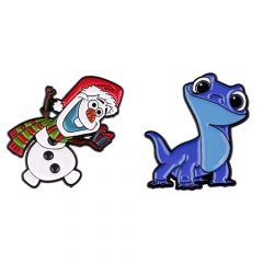 2 Styles Ice and Snow Snowman Anime Alloy Pin Brooch