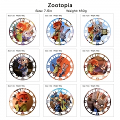 （With Light）14 Styles Zootopia Cartoon Anime Clock