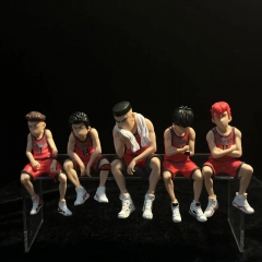 16cm 5pcs/set Slam Dunk Cartoon Anime PVC Figure