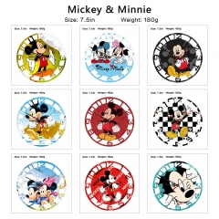 （With Light）14 Styles Mickey Minnie Mouse Cartoon Anime Clock
