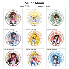（With Light）10 Styles Pretty Soldier Sailor Moon Cartoon Anime Clock