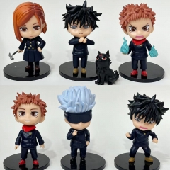 10cm 6pcs/set Jujutsu Kaisen Cartoon Anime PVC Figure
