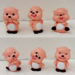 5-6cm 6pcs/set Loopy Cartoon Anime PVC Figure