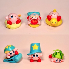 新品星之卡比6款4代卡比游戏 手办热销 星之卡比玩具桌面装饰摆件