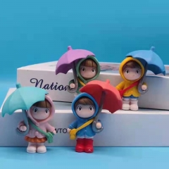 4pcs/set Cute Girl Cartoon Anime PVC Figure