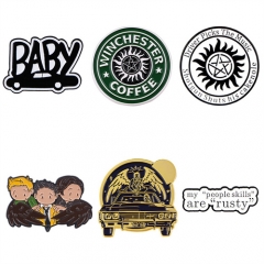 6 Styles Fantasy TV Anime Alloy Pin Brooch