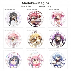 （With Light）12 Styles Puella Magi Madoka Magica Cartoon Anime Clock