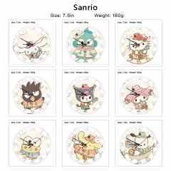 （With Light）17 Styles Sanrio Cartoon Anime Clock