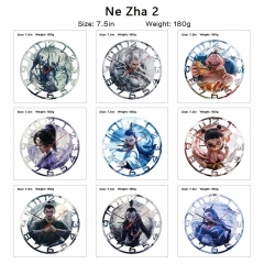 （带电池）哪吒 20 动漫印花闹钟挂钟个性印花钟表