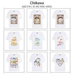 Chiikawa  动漫印花纯棉短袖T恤