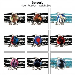 12 Styles Berserk Cartoon Anime Bracelet Wristband