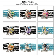 12 Styles One Piece Cartoon Anime Bracelet Wristband