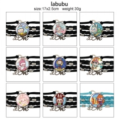 18 Styles POP MART Labubu Cartoon Anime Bracelet Wristband