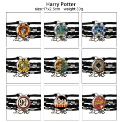 12 Styles Harry Potter Cartoon Anime Bracelet Wristband