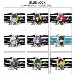 11 Styles Blue Lock Cartoon Anime Bracelet Wristband