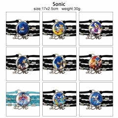 12 Styles Sonic the Hedgehog Cartoon Anime Bracelet Wristband