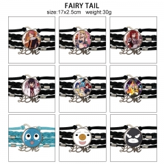 16 Styles Fairy Tail Cartoon Anime Bracelet Wristband