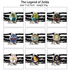 18 Styles The Legend of Zelda Cartoon Anime Bracelet Wristband