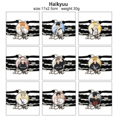 10 Styles Haikyuu Cartoon Anime Bracelet Wristband