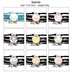 10 Styles Sanrio Cartoon Anime Bracelet Wristband